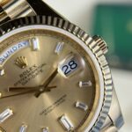 Rolex Replica 1:1 Watch Day-Date 228238 Gold Wrapped 18K Yellow Gold 178 grams GM Factory 40mm - Image 6