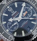 Replica Omega OMF Planet Ocean Master Chronometer Black LiquidMetal Leather Strap A9900 - Image 2
