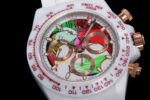 Rolex Daytona-AET x ROLEX x Picasso Crossover-Charles the Great-White(1:1 replica) - Image 2