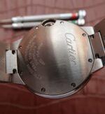 Replica Cartier V6 Ballon Bleu 36mm White Textured Dial SS Bracelet - Image 6