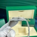 Rolex GMT-Master II Copies Watch Full Stone CZ AMG Factory 40mm - Image 7
