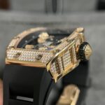 Richard Mille Replica Watch RM57-02 Falcon With Diamonds Bezel Rose Gold Case 42mm - Image 3