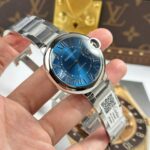 Cartier Ballon Bleu Replica Watches Blue Dial Automatic Movement AF Factory 40mm - Image 3