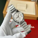Omega De Ville Prestige Power Reserve Replica Watch White Dial Metal Wire 39.5mm - Image 2
