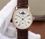 Replica IWC Vintage IW544803 White Dial RG Brown Leather Strap