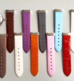 Replica Omega De Ville Lady SS Purple Dial Leather Strap A8520 - Image 7