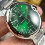 Cartier Ballon Bleu Luxury Fake Watches Green Dial Automatic Movement AF Factory 40mm - Image 5