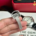 Cartier Ballon Bleu Replica Watch Dial White Leather Strap AF Factory 42mm - Image 13