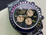 Rolex Daytona – Iridescent Diamond Modified Black Gold Dial(1:1 replica) - Image 3