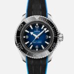 Seamaster Planet Ocean Ultra Deep Professional 6000M Co-Axial Master Chronometer 45.5mm Blue Dial On Rubber Strap(1:1 replica)