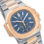 Patek Philippe Nautilus 5980/1AR 40MM Blue Dial With Two Tone Bracelet(1:1 replica) - Image 3