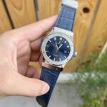 Hublot Replica 1:1 Watch Classic Fusion Titanium Blue Leather Strap JJF 42mm - Image 3