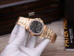 Patek Philippe Nautilus 5724R Replica Watch Custom Gold Wrapped GR Factory 40mm - Image 5