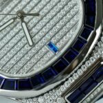 Patek Philippe Nautilus 5719 Best Copies Watch Diamonds Moissanite   Sapphire Baguette Custom 40mm - Image 7