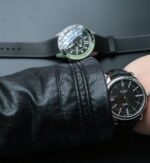 Replica Rolex MK Cellini Time 50509 Black Dial Leather Strap A3165 - Image 2
