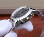 Replica Omega OMF De Ville Chronograph 42mm Black Dial SS Bracelet A9300 - Image 5
