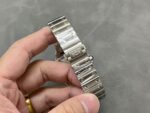 Fake Cartier watch Santos medium model Manufacture mechanical movement Steel Silver Dial WSSA0029 AF(1:1 replica) - Image 3