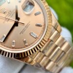 Rolex Day-Date 228235 Pink Dial Stone With Number GM Factory 40mm - Image 3