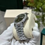 Rolex Day-Date 228236 Moissanite Green Dial Replica Watch 168gram GM V3 40mm - Image 4