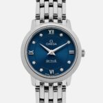 De Ville Prestige Quartz 27.4mm Blue Dial With Diamonds(1:1 replica)