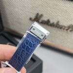 Hublot Replica Watch Classic Fussion Custom Blue Dial Moissanite Diamonds 33mm - Image 4