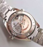 Replica Omega Planet Ocean SS GMT Gray Dial Orange Bezel SS Bracelet A8605 - Image 6