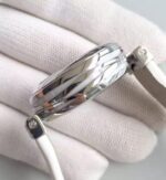 Replica Omega De Ville Lady SS White Dial Leather Strap A8520 - Image 5