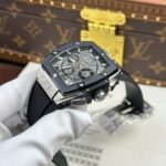 Hublot Spirit Of Big Bang Titanium Replica Watches Bezel Black BBF Factory 42mm - Image 5