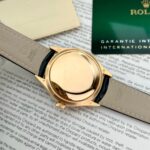 Rolex Cellini Date 50515 Gold Wrapped Replica Watch Leather Strap 39mm - Image 8