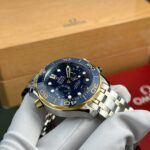 Omega Seamaster Diver 300M Chronograph Replica 11 Watch Dial Blue N1 Factory 44mm - Image 5