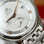 Omega De Ville Prestige Power Reserve Replica Watch White Dial Metal Wire 39.5mm - Image 7