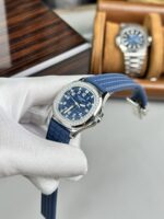 Patek Philippe Replica Watch Aquanaut 5067A Blue Dial With Stone Benzene PPF 35.6mm - Image 3