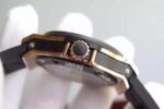 Replica Hublot Big Bang Tourbillon RG Black Textured Dial Black Rubber Strap - Image 4