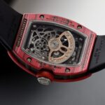 Richard Mille Rep 1:1 Watch RM07 Carbon Red Black Rubber Strap 36mm - Image 9