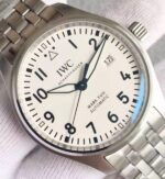 Replica IWC MKF Mark XVIII IW3270 White Dial SS Bracelet A2892 - Image 3