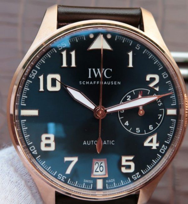 C6F919C3-AE3F-197E-76E7-F1AE564641CA.jpg Replica IWC ZF Big Pilot IW500909 Le Petit Prince RG Leather Strap - Image 1