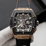Hublot Replica Watch Spirit Of Big Bang King Gold Black Dial 42mm - Image 4