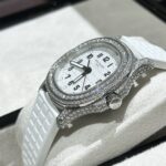 Patek Philippe Replica 11 Watch Aquanaut 5069G With Moissanite Diamond 35.6mm - Image 4