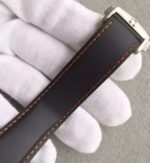Replica Omega Seamaster Professional Chrono Black Ceramic Black Dial Orange Rubber Strap A9300 - Image 6