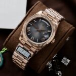 Rolex Clone Watch Day-Date Dial Gray Ombre 185 Grams QF Factory 40mm - Image 4