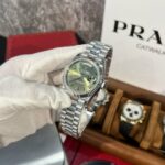 Rolex Rep 11 Watch Day-Date 228236 Green Dial Metal Strap GM Factory V2 40mm - Image 4