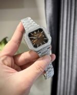 Patek Philippe Cubitus 5821 Dial Brown Custom Full Diamonds Moissanite Hong Kong 45mm - Image 2