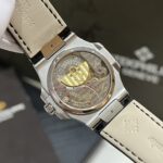 Patek Philippe Replica Watch Nautilus 5724G Blue Dial Leather Strap 40mm - Image 6