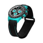 ROLEX Diw Daytona quartz fiber celeste 40mm oyster black(1:1 replica) - Image 3