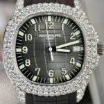 Patek Philippe Replica Watch Aquanaut 5167 Custom Moissanite Diamonds 3K Factory 40mm - Image 2