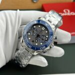Omega Seamaster Diver 300M Chronograph Replica Watches Dial Gray N1 Factory 44mm - Image 3