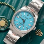 Rolex Replica 11 Watch Oyster Perpetual Ice Blue Dial King Factory 41mm
