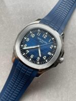 Replica PATEK PHILIPPE Aquanaut 5168G 42mm SS ZF 1:1 Best Edition Blue Dial on Blue Rubber Strap 324CS - Image 6