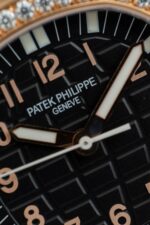 Patek Philippe Aquanaut 5067 Replica Watch Bezel Moissanite Diamonds PPF Factory 35.6mm - Image 8