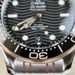 Omega Replica 1:1 Watch Seamaster Black Wave Pattern Demi Factory VS 42mm - Image 5